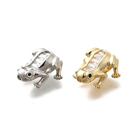 Латунь с кубиками циркония, лягушка, стойки покрытие, долговечный