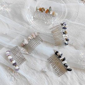 Colorful Hair Comb Clip for Styling and Securing Fine Hair, Non-Slip Grip Back Head Clamp Accessory