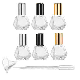 Gorgecraft kits de flacon de parfum bricolage, avec une bouteille de parfum vide d'huile essentielle en verre, trémie et compte-gouttes en plastique