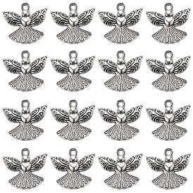 Сплавочные подвески тибетского стиля, ангел, без кадмия и без свинца