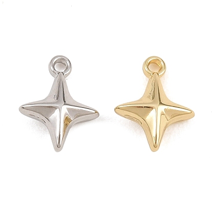 Alloy Charms, Star Charms, Rack Plating, Cadmium Free & Lead Free
