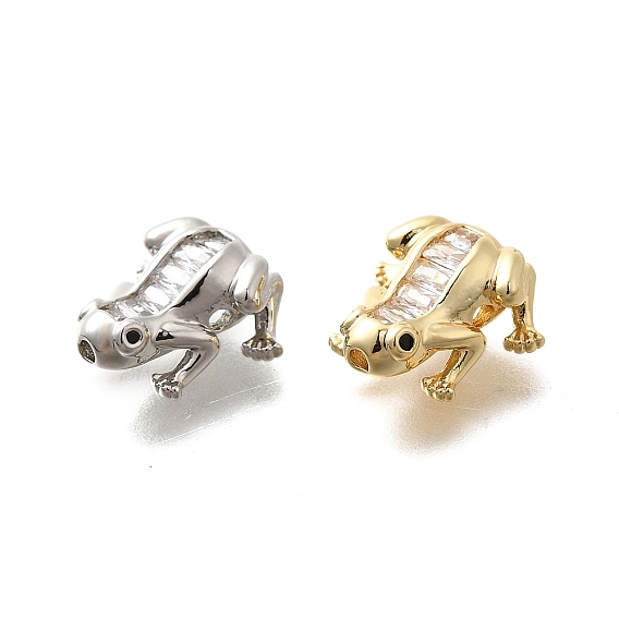 Латунь с кубиками циркония, лягушка, стойки покрытие, долговечный