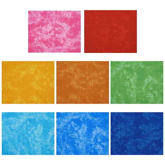 8шт. 8цвета хлопковые носовые платки, для поделки живописи, прямоугольные