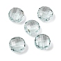 Glass K9 Glass, Imitation Austrian Crystal Beads, Flat Round, Faceted