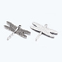 Pendentifs en alliage de style tibétain, sans plomb et sans cadmium, libellule, 28x35.5x2mm, Trou: 1.5mm, environ310 pcs / 1000 g