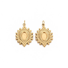 Ионное покрытие (ip) 304 настройки эмали подвески из нержавеющей стали, с прыжковых колец, овальные