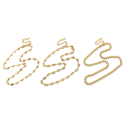 316 ожерелья из хирургической нержавеющей стали, реальный 18 k позолоченный