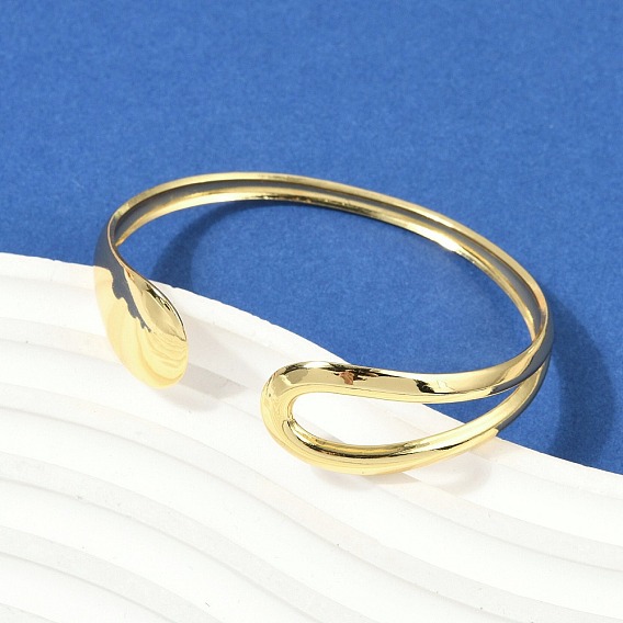 304 женские браслеты-манжеты из нержавеющей стали, ионное покрытие (ip)