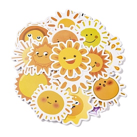 Sun PVC Adhesive Waterproof Stickers Set, Dfor DIY Photo Album Tumbler Diary Scrapbook Decorative