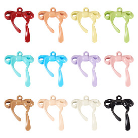 30шт. сплав с распыленной краской подвески, бантом, без свинца, без никеля и без кадмия