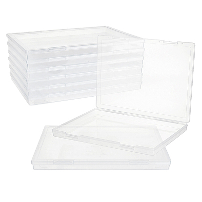 Пластиковые контейнеры для шариков с откидной крышкой, прямоугольные