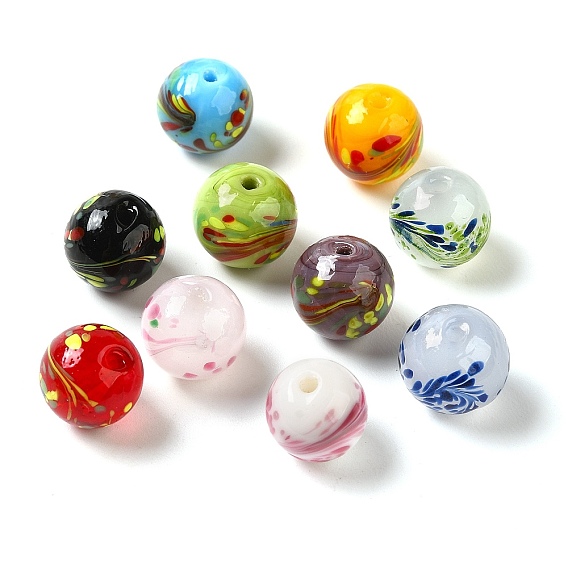 Бусины лэмпворк , круглые