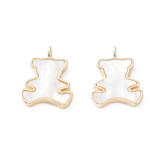 Стойки обшивки латунные подвески, медвежьи обереги из ракушек, долговечный