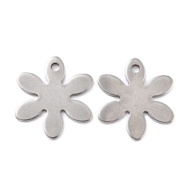 201 Stainless Steel Pendant, Flower