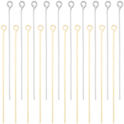 100 шт. 2 цвета латунные штифты для глаз