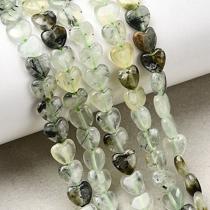 Природные пренит нитей бисера, сердце