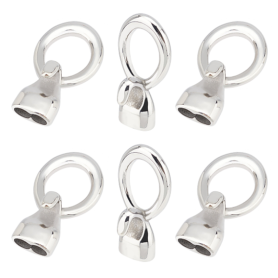 304 Stainless Steel Hook Clasps, For Leather Cord Bracelets Making
