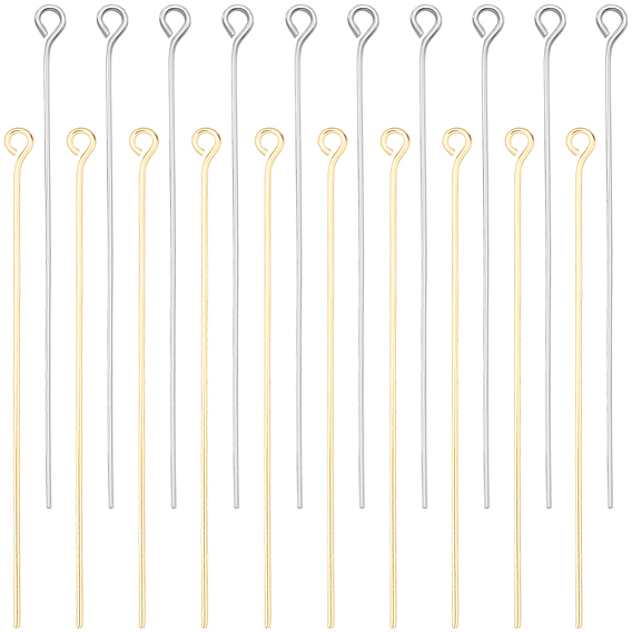 100 шт. 2 цвета латунные штифты для глаз