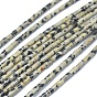 Natural Dalmatian Jasper Beads Strands, Column