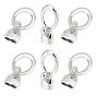 304 Stainless Steel Hook Clasps, For Leather Cord Bracelets Making