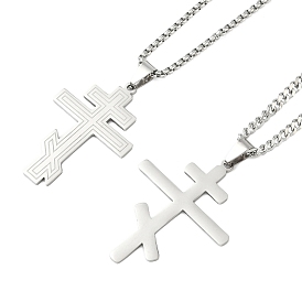 Русский православный крест 201 подвеска из нержавеющей стали, не тускнеет