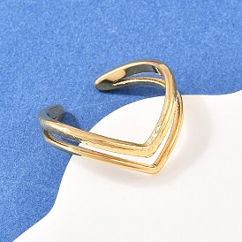 304 открытые кольца манжеты из нержавеющей стали, сердце, ионное покрытие (ip)