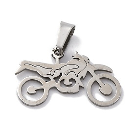 201 подвески из нержавеющей стали, лазерная резка, мотоцикл очарование, анти-тускнение