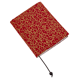 Обложка для книги из полиэстера с закладкой-веревкой, обертки для ноутбука, прямоугольные, благоприятный рисунок облаков