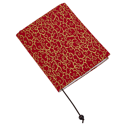 Обложка для книги из полиэстера с закладкой-веревкой, обертки для ноутбука, прямоугольные, благоприятный рисунок облаков