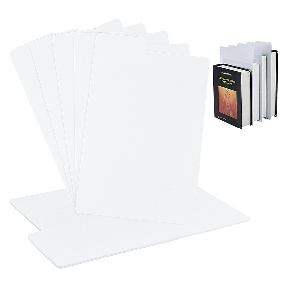 Пластиковый разделитель для виниловых пластинок, прямоугольный органайзер для хранения альбомов, CD, DVD, книг и книжной полки