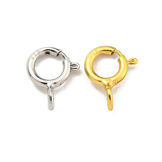 925 стерлингового серебра застежками пружинного кольца