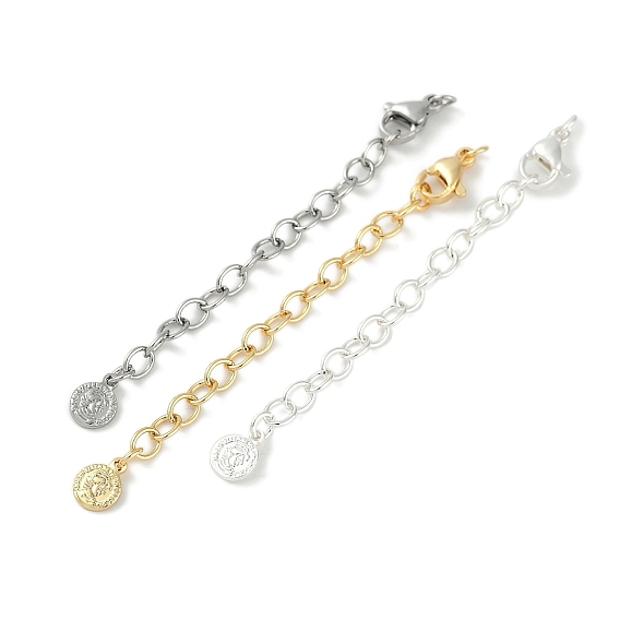 Латунь заканчивается цепи, без кадмия, без никеля и без свинца, плоские круглые с человека