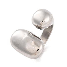 304 манжеты из нержавеющей стали с открытыми перстнями для женщин