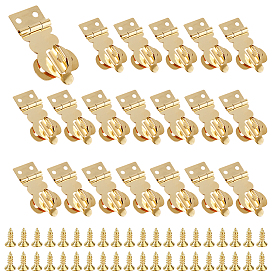 20 наборы латунных коробок с защелками для навесных замков, с винтами из сплава