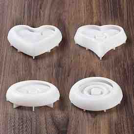 DIY Candle Holders Silicone Molds, Resin Plaster Concrete Casting Molds