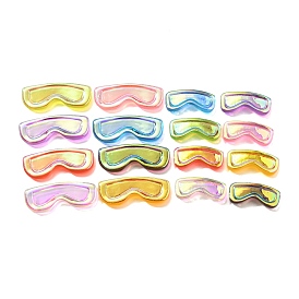 УФ-покрытие смоляные кабошоны, переливчатость, плавание гугл