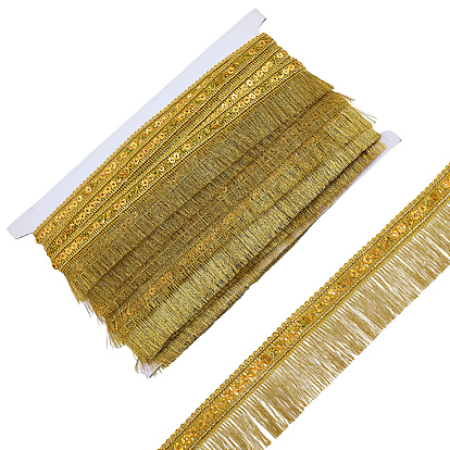 Кружевная отделка с пайетками и кисточками, лента из металлической пряжи, аксессуары для одежды