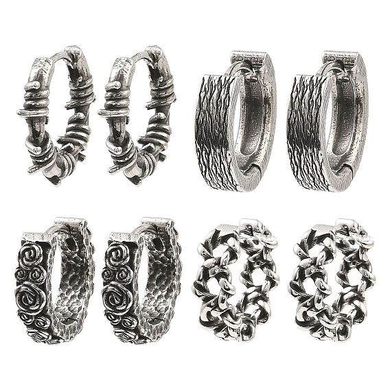 316 серьги-кольца из хирургической нержавеющей стали