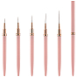 5 шт. пластиковая кисточка для рисования линий на ногтях, инструменты рисования