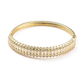 Браслет на петлях из прозрачного циркония, украшения из латуни для женщин, без кадмия и без свинца