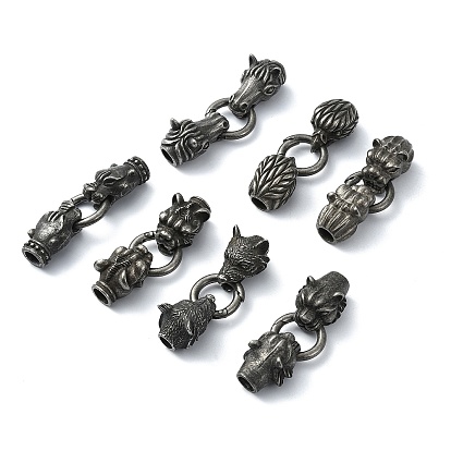 Тибетский стиль 304 пружинные кольца из нержавеющей стали