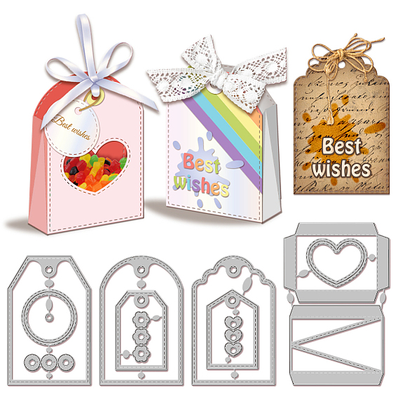 Углеродистая сталь разрезает трафареты, Шаблон для изготовления бумажных карточек с декоративным тиснением для скрапбукинга своими руками, художественный промысел