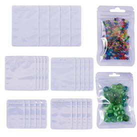 50 шт. 5 стили макарон цвета пластиковые пакеты с застежкой-молнией Инь-Янь, закрывающиеся сумки, пакеты с самоуплотнением, верхнего уплотнения, прямоугольные