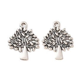 Tibetan Style Alloy Pendants, Tree Charms