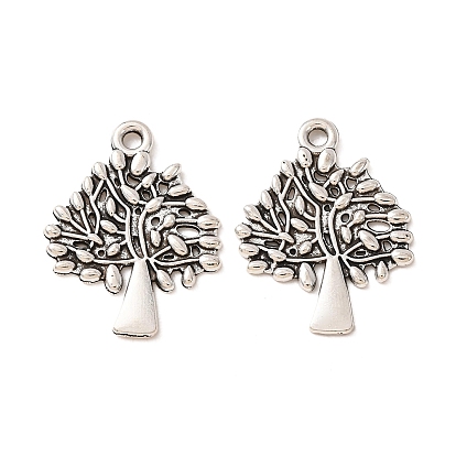 Tibetan Style Alloy Pendants, Tree Charms