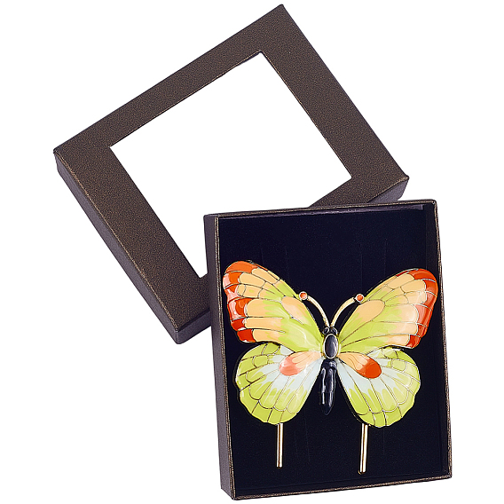 Сплав закладки, зажим для книги с бабочками