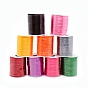 Polyester Cord, Satin Rattail Cord, with Spool, for Beading Jewelry Making
