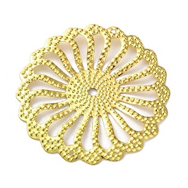 Железные подвески, цветок, полый