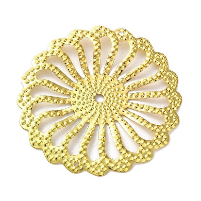 Железные подвески, цветок, полый