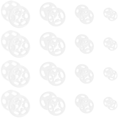 80наборы 4 стили кнопки из смолы, кнопки для одежды, плоско-круглые